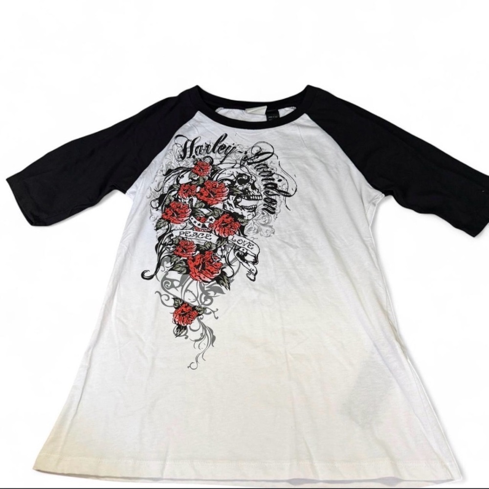 Harley-Davidson Top With Rhinestones